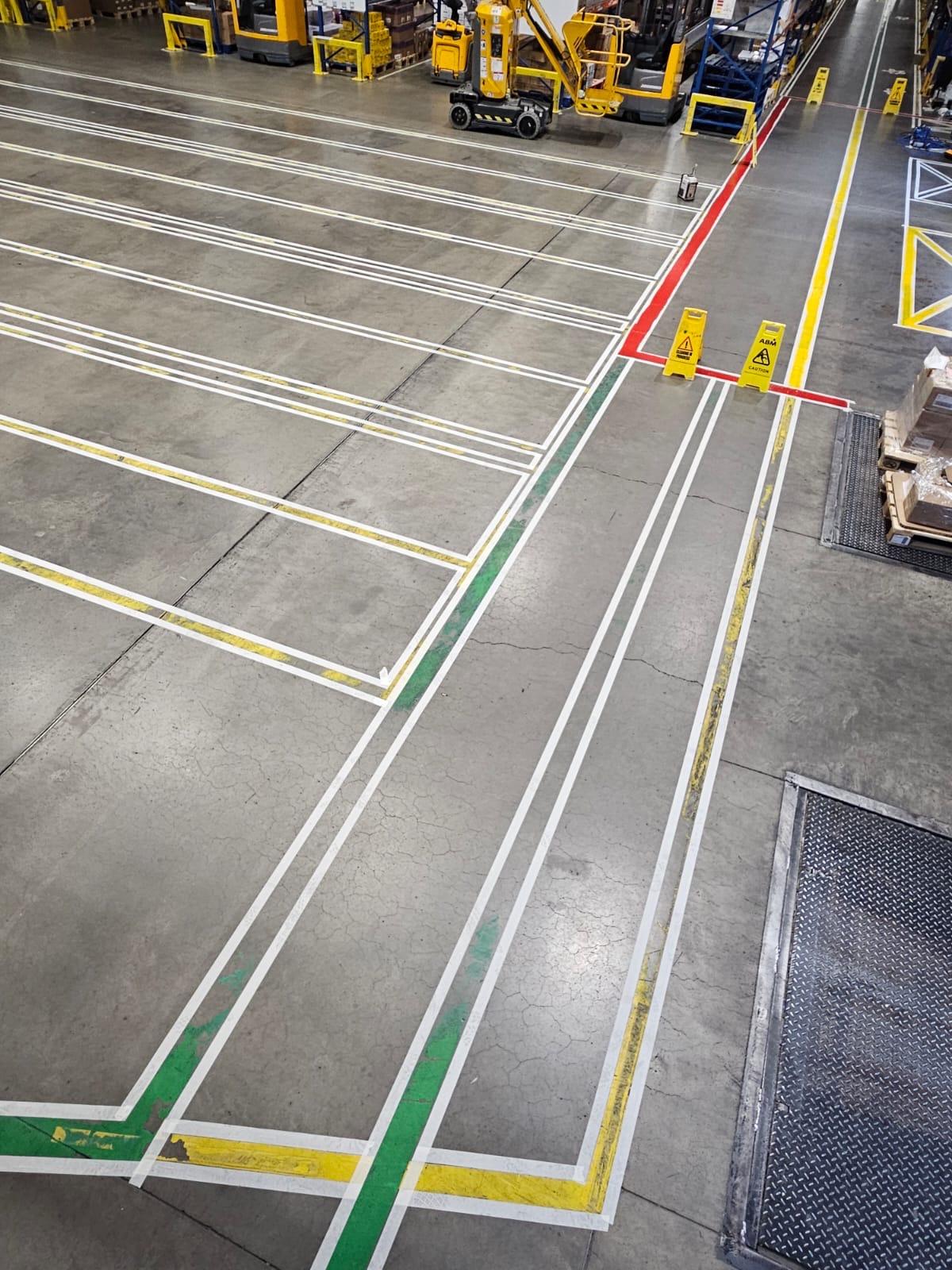 Commercial safety line marking completed by Zeus Group