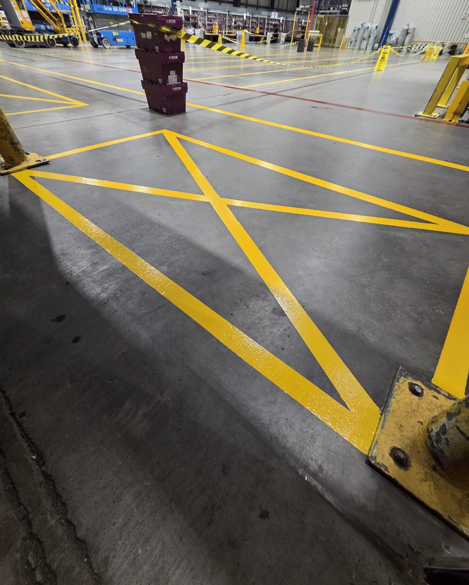 Pharmaceutical Factory Safety Line Marking, Dublin project photograph 9