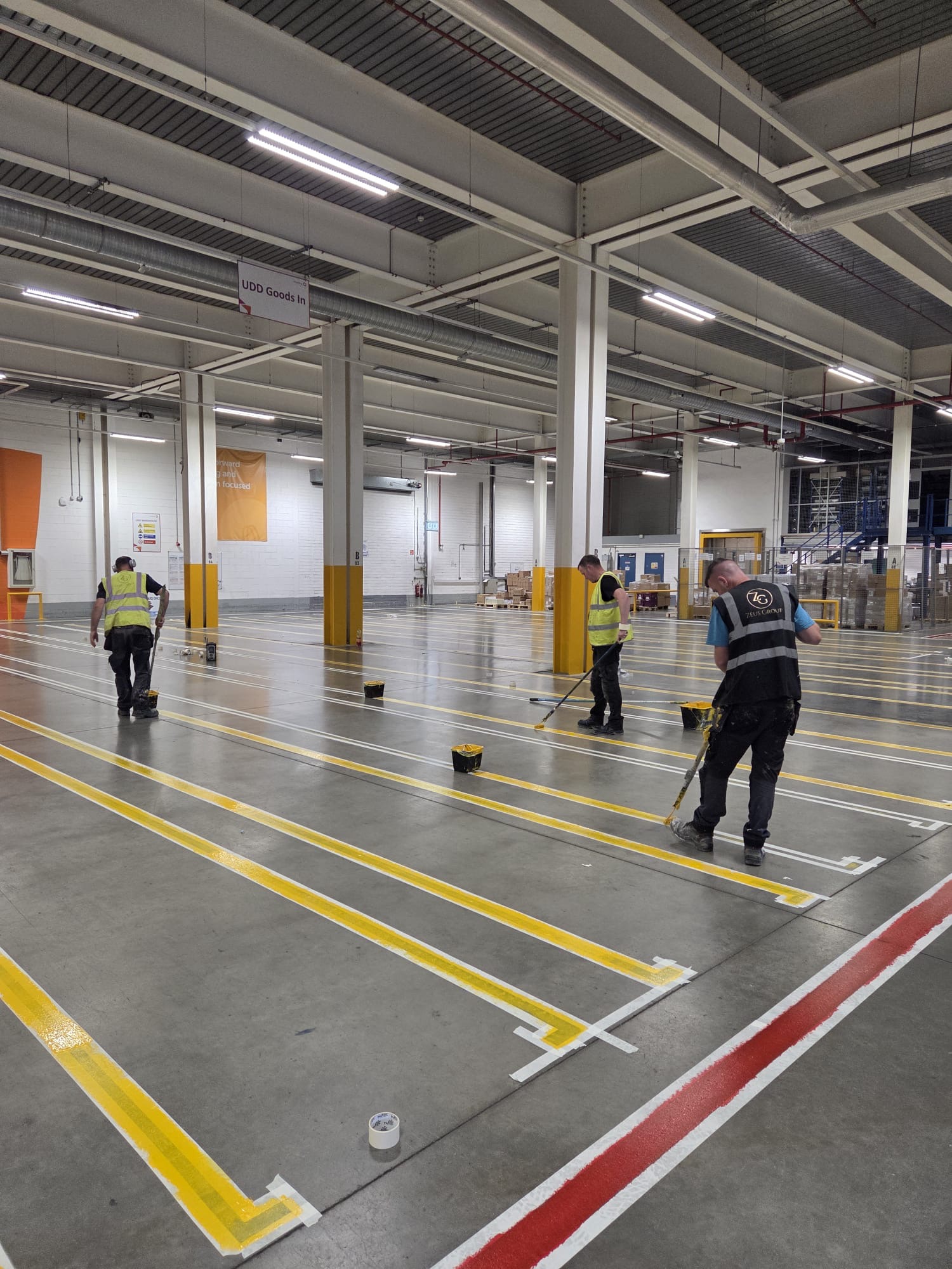 Pharmaceutical Factory Safety Line Marking, Dublin project photograph 12
