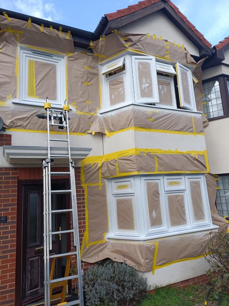 UPVC Window & Door Spraying