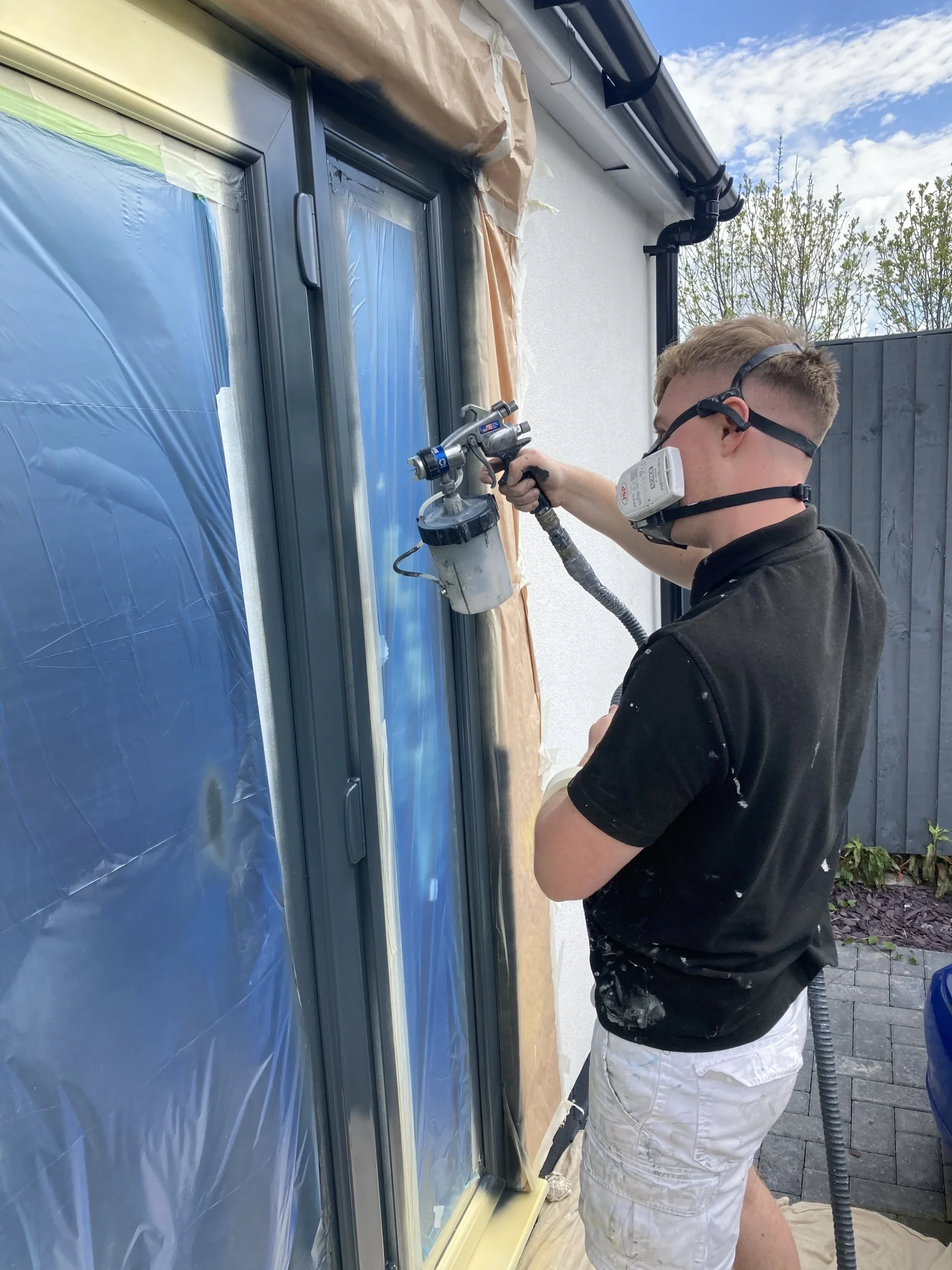 UPVC Window & Door Spraying project image