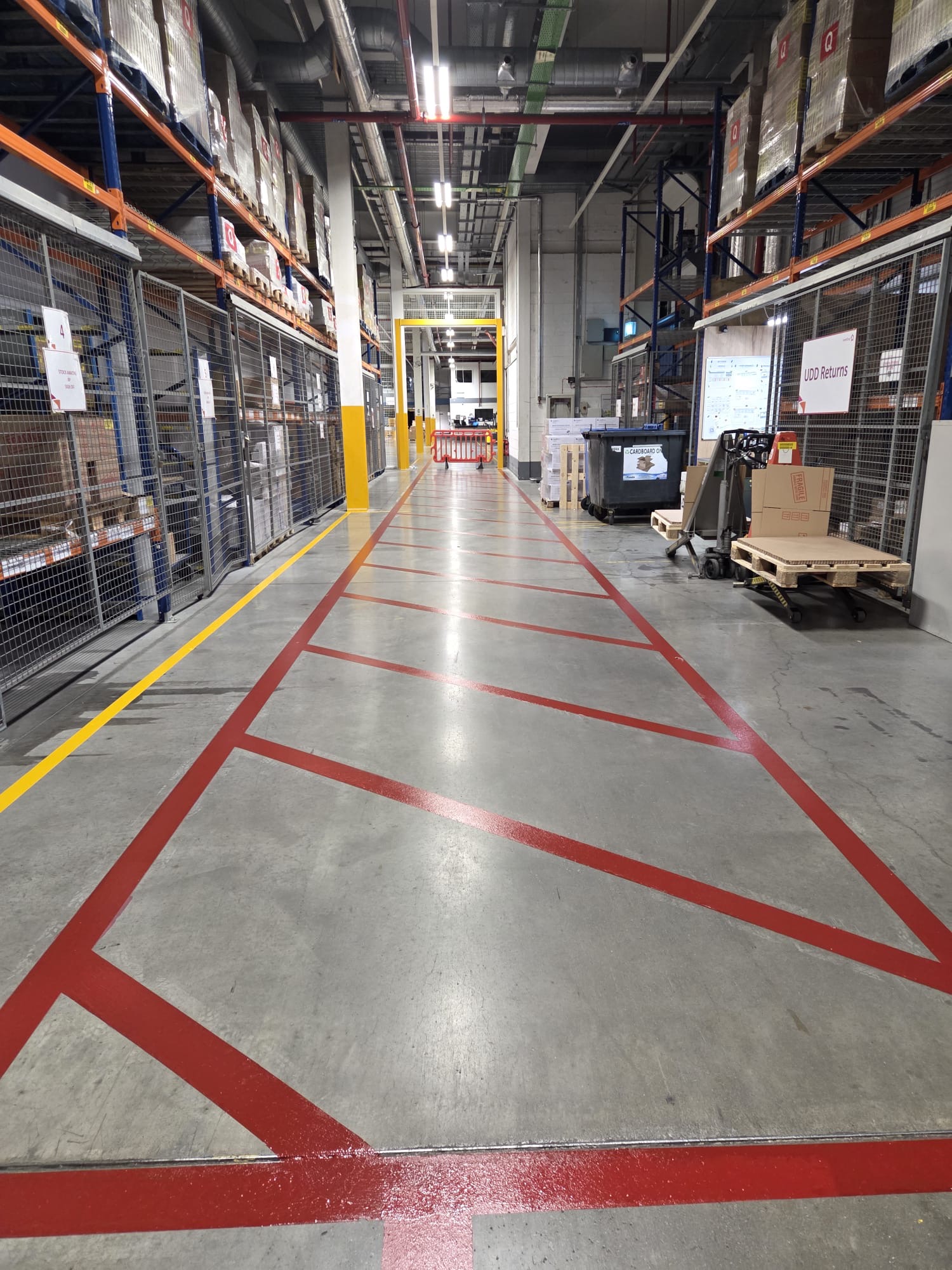 Pharmaceutical Factory Safety Line Marking, Dublin project photograph 14
