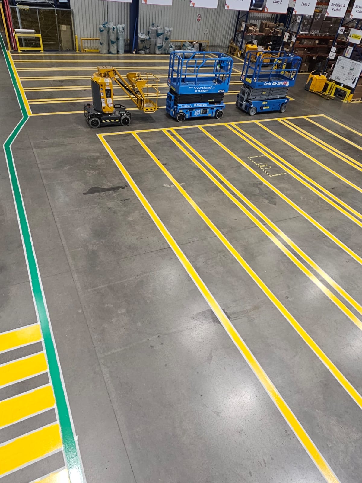 Pharmaceutical Factory Safety Line Marking, Dublin project photograph 18